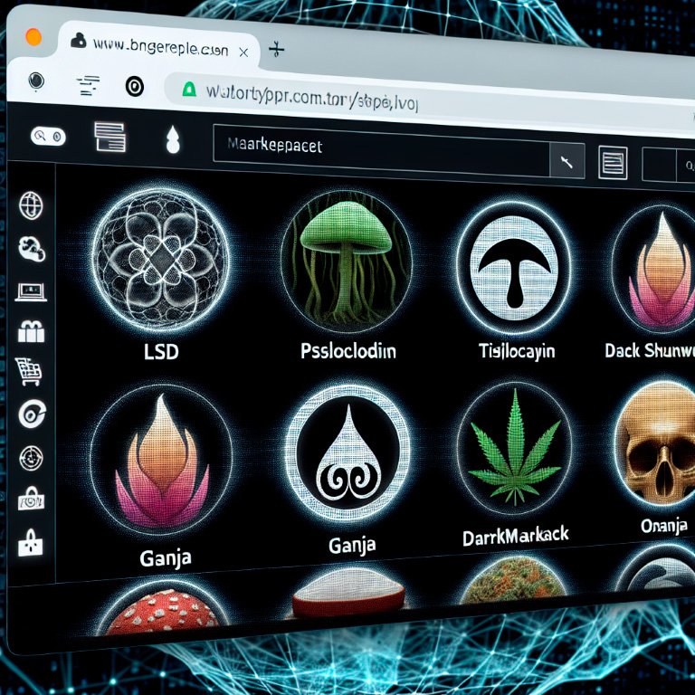 Fast and easy drug trade in the darknet dark websites